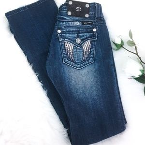 Miss Me Bootcut Embellished Wings Jeans